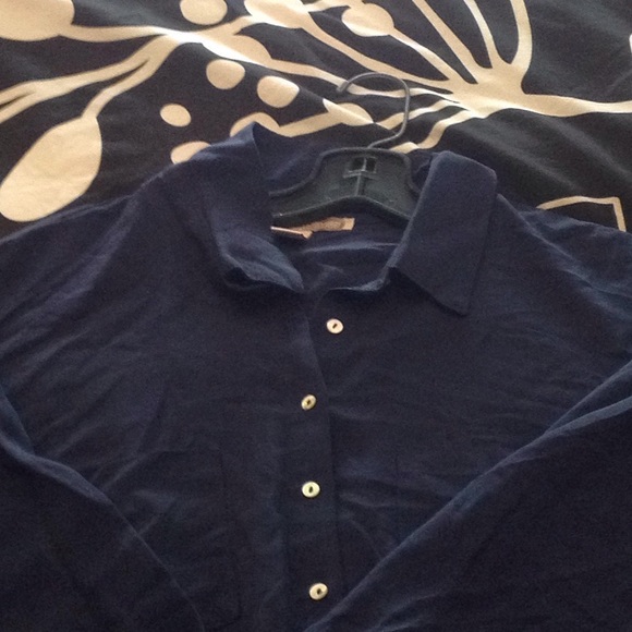 Forever 21 blue romper shorts - Picture 3 of 5